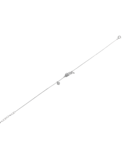 Tobillera Plata Mujer PTOB30 Ala Circonita