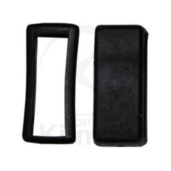 Trabilla Reloj PVC Negro 261459-28 28mm