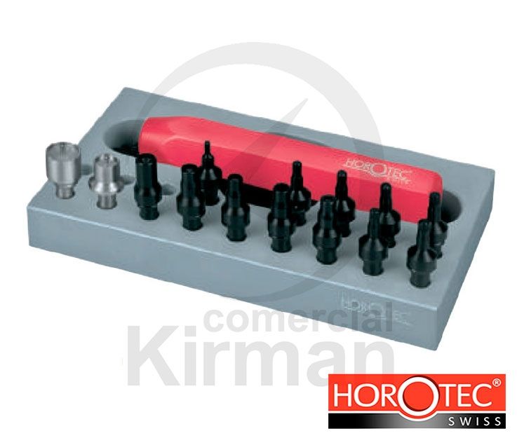 Útil Horotec Acero 48140 Bloquear/Desbloquear Masas Oscilantes, Pulsadores, Tubos Roscados