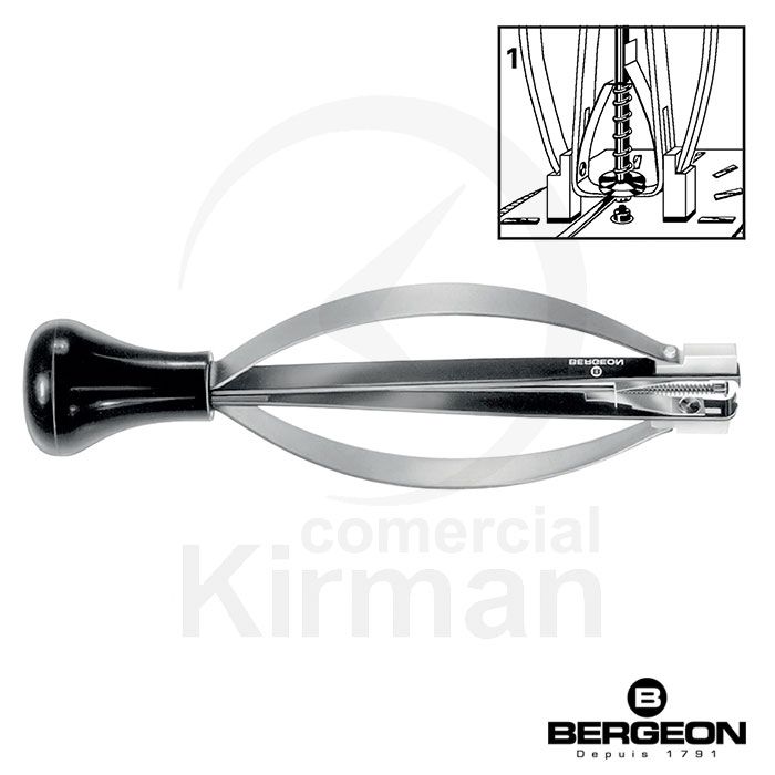 Útil Presto N°1 Bergeon Acero 55031 Sacar Agujas Piñones-Cañones-Ruedas