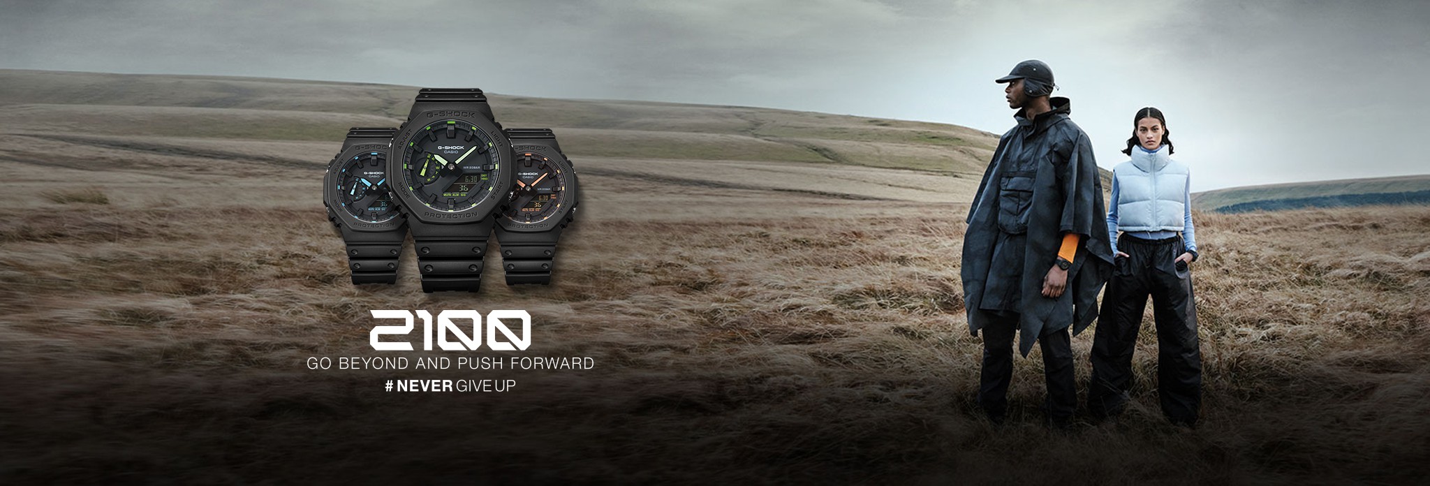 Casio G-Shock GA-2100 horloges assortiment